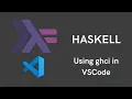 Run Haskell ghci in VS Code Windows