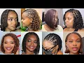 Cute Short Bob Length Braids Hairstyles Trending Braided Bob Knotless Bob braids Short Bob Braids