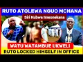 RUTO LOCKED HIMSELF IN STATEHOUSE AS KENYANS LOUGH AFTER SAM GITUKU \u0026 YVONNE OKWARA LEAKS IT!!