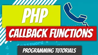 Callback Functions - PHP