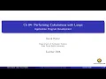 Ch 04 secs 4-7 Performing Calculations with Loops