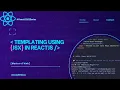 JSX Templating Components and Props in ReactJS ReactJS101 Series