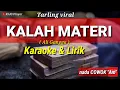 Download Lagu KALAH MATERI - Nada cowok - Karaoke \u0026 Lirik