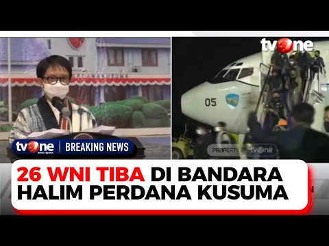 [BREAKING NEWS] Kedatangan WNI dari Afghanistan