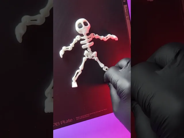 ClinkerBone - Halloween flexi skeleton video thumbnail
