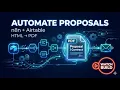 Automate Proposals Using n8n Airtable HTML to PDF