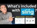 Sling TV Channels Lineup Package Options Cost 2024 - Local channels Sling vs YouTube TV etc