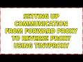 Setting up communication from forward proxy to reverse proxy using tinyproxy