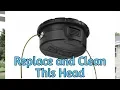 Remove Clean and Replace Dewalt Brushless 20V String Trimmer Quick Spool Head