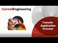 Cornell David A Duffield College of Engineering Info Session Part 13 Transfer Application Process