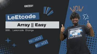 860 Lemonade Change Leetcode Array greedy