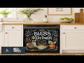 Dishwasher Magnet Cover 23 x 26 Inch Bless Kitchen Kitchenware Magnetic Dishwasher