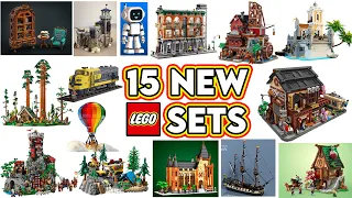 15 NEW LEGO SETS Bricklink Designer Program On Hand Look
