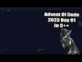 Advent of Code 2023 Day 01 Trebuchet