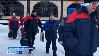 Омские врачи в Курской области начали оказывать помощь гражданам Донецка и Луганска