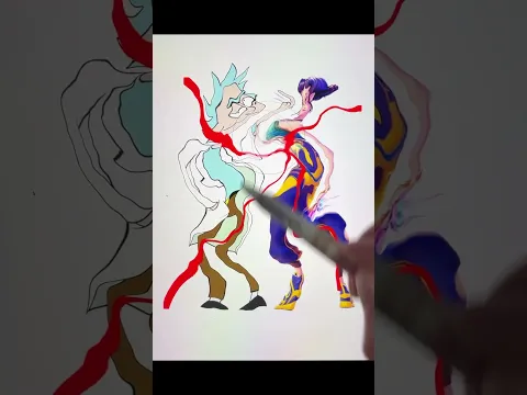 Creating Transformation K-POP Zoey x Rick #rickandmorty #shorts #tiktok #kpopdemonhunters #zoey