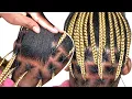How To Hide Hair In Color Braids Tucking Tutorial
