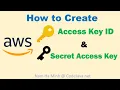 How to Create AWS Access Key ID and Secret Access Key