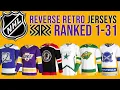 NHL Reverse Retro Jerseys RANKED 1-31