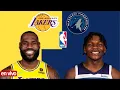 TIMBERWOLVES VS LAKERS 28 OCT 2022 LIVE STREAM