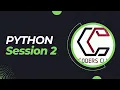 Python session-2 Coders club