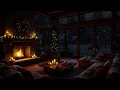 Warm Christmas Ambience 2026 • Calm Snowy Night with Peaceful Instrumental Holiday Music