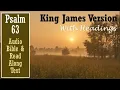 Psalm 63 KJV BIBLE With Text Images