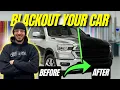 How to Black Out Chrome Window Trim Chrome Delete Tutorial