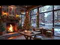 Lagu Gezellige winterse jazz-koffiebar ❄️☕ Soepele jazzmuziek en kerstjazz bij de open haard