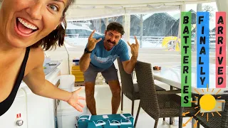 3-Month Wait Over: Lithium Power for Our Catamaran!