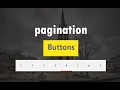 Awesome Pagination Buttons Using Only HTML CSS