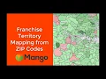 Franchise Territory Mapping from ZIP Codes