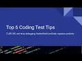 Top 6 Coding Test Interview Tips Code Test