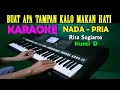 Download Lagu MAKAN HATI - Rita Sugiarto | KARAOKE Nada Pria, HD