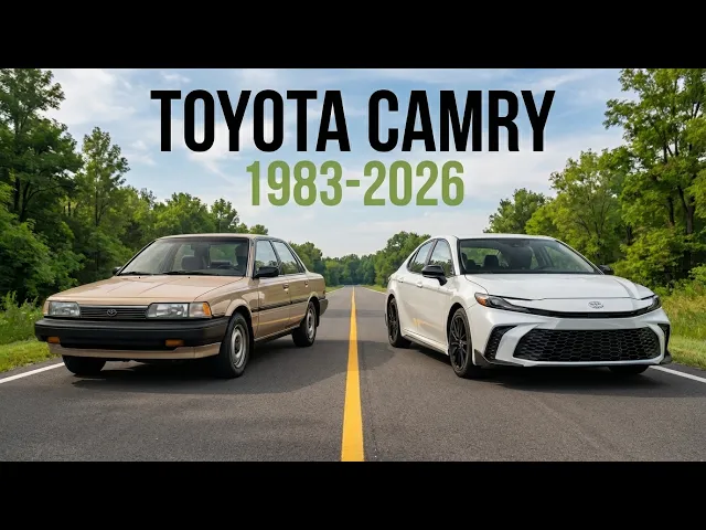 From Boxy to Bold: The Stunning Toyota Camry Design Evolution Revealed