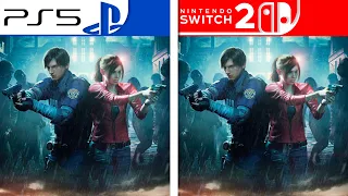 Resident Evil 2 | Switch 2 vs PS5 | Graphics Comparison