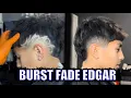 BURST FADE HAIRCUT TUTORIAL DESIGN EASY TUTORIAL FOR BEGINNER BARBERS