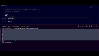 Q1 Write a program to print the following using while loop First 10 Even numbers