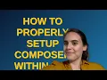 How to properly setup composer within PHP Apache Docker Container