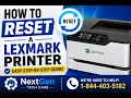 How to Reset a Lexmark Printer Easy Step-by-Step Guide