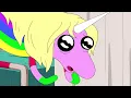 lady rainicorn uses intersentential switching for emphasis