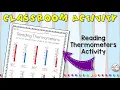 Reading Thermometers Worksheet Science Centers No Prep Printable Resources