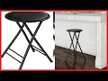 24-Inch Counter Height Bar Stool - Backless Folding Chair with 300lb Capacity for Kitchen