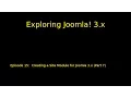 Episode 015 - Creating a Site Module for Joomla 3 x