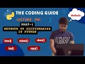Methods Of Dictionaries In Python Part-1 Python Tutorials For Beginners