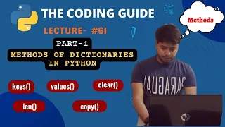 Methods Of Dictionaries In Python Part-1 Python Tutorials For Beginners