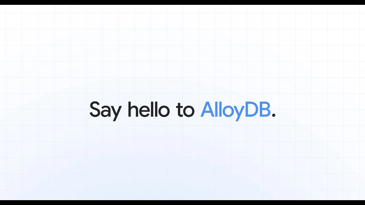 AlloyDB AI Promotional Video