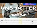 Download Lagu Linkin Park - Unshatter // Bass Cover // Play Along Tab and Notation