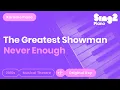 Lagu The Greatest Showman | Loren Allred - Never Enough (Piano Karaoke)