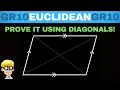 Euclidean Geometry Grade 10 Proving a parallelogram using diagonals